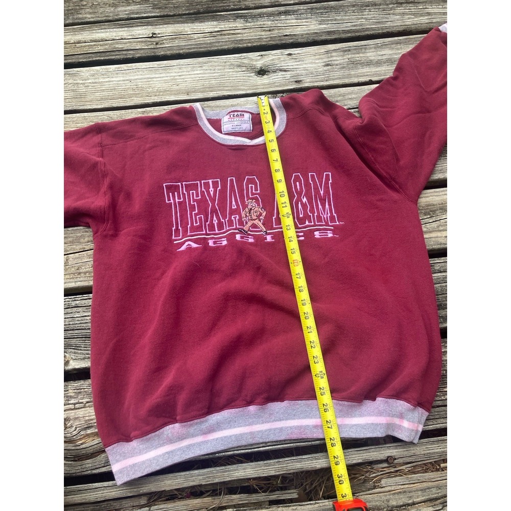 VTG Texas A&M Sweatshirt XL Aggies Team Edition Ol' Sarge College Ncaa Football - Picture 9 of 9